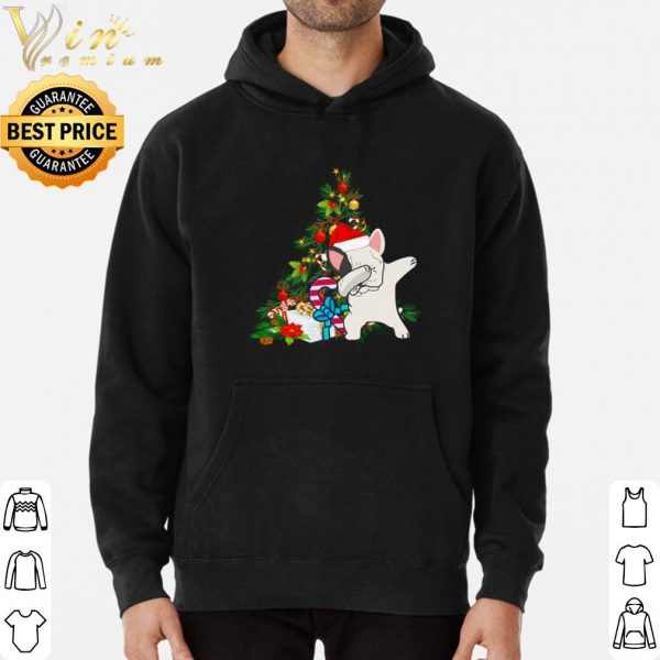 French Bulldog Dabbing Christmas Tree shirt 3