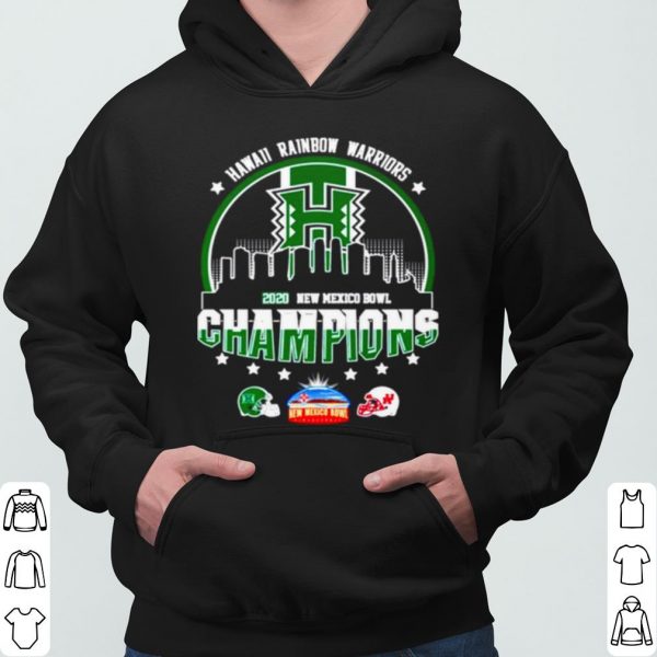 Hawaii Rainbow Warriors 2020 New Mexico Bowl Champions shirt 3