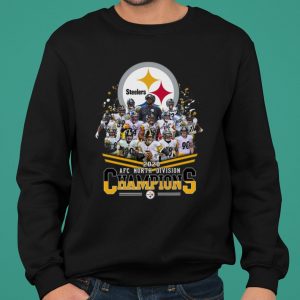 Pittsburgh Steelers 2020 AFC North Division Champion Signature Member shirt 4