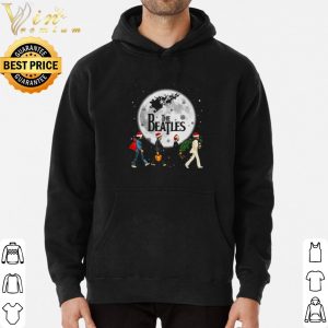 The Beatles Santa Walk On The Moon Merry Christmas shirt 5