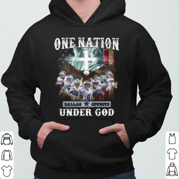 One Nation Dallas Cowboys Under God American Flag shirt 3
