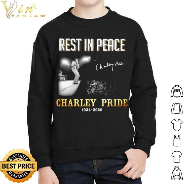 Rest In Peace Charley Pride 1934 2020 Signature shirt 2