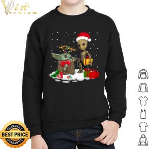 Baby Yoda and Baby Groot Gift Christmas shirt 1 Baby Yoda and Baby Groot Gift Christmas shirt 4