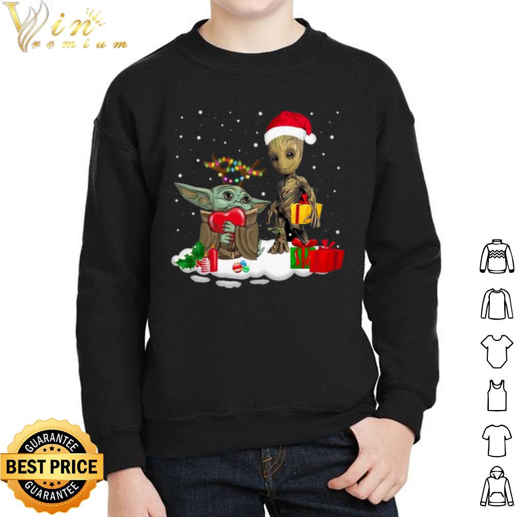 Baby Yoda and Baby Groot Gift Christmas shirt Baby Yoda and Baby Groot Gift Christmas shirt 2