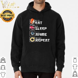 Eat Sleep Anime Repeat hoodie 5