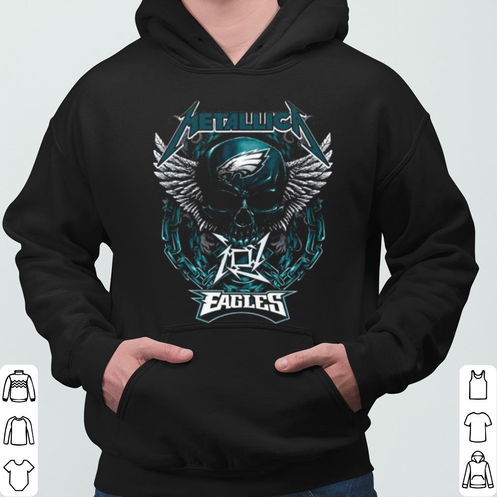 Skull Metallica Philadelphia Eagles shirt Skull Metallica Philadelphia Eagles shirt 3