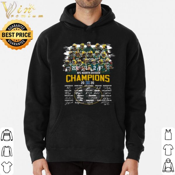 NFC North Division Champion 2020 Signatures shirt 3