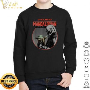Star Wars The Mandalorian Mando and the Child Retro shirt 4