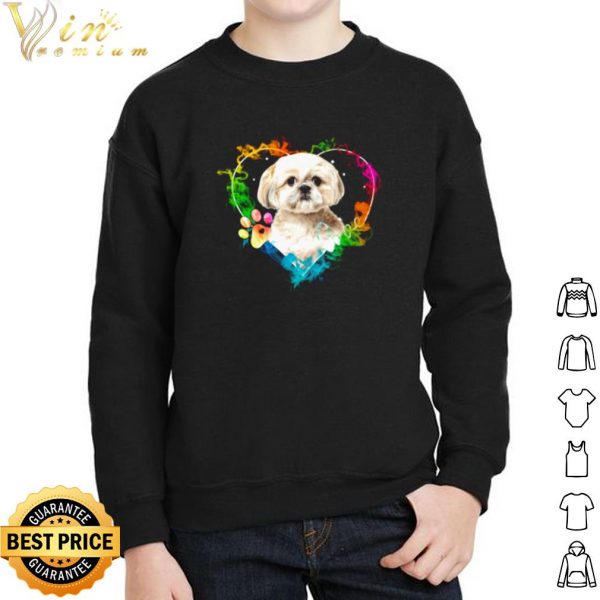 Shih Tzu Heart Color shirt 2