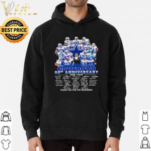 Dallas Cowboys 60th Anniversary Thank You For The Memories Signature shirt 5