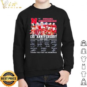 The Nebraska Cornhuskers Anniversary Signature Thank The Memories shirt 4