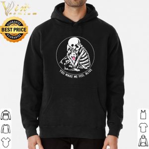 Skeleton Hug German Shepherd You Make Me Feel Alive shirt 5