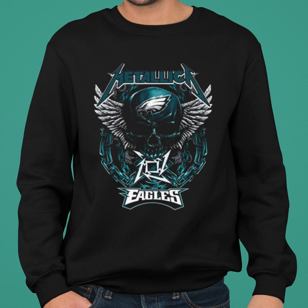 Skull Metallica Philadelphia Eagles shirt Skull Metallica Philadelphia Eagles shirt 2