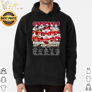 Arizona Cardinals 123rd Anniversary Thank The Memories Signature shirt 5