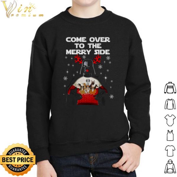 Santa Darth Vader Come Over To The Merry Side shirt 2
