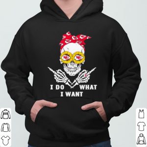 Skull I Do What I Want Ribbon Logo Kansas City Chiefs shirt 5