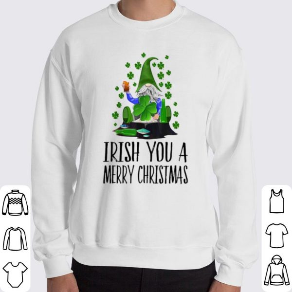 Gnome Irish You A Merry Christmas shirt 3