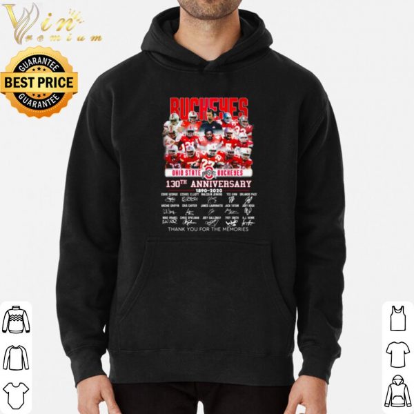 Ohio State Buckers 130th Anniversary 1890 2020 Signature shirt 3