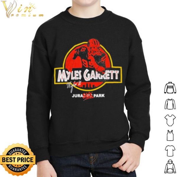 Myles Garrett Jurassic Park Sack shirt 2