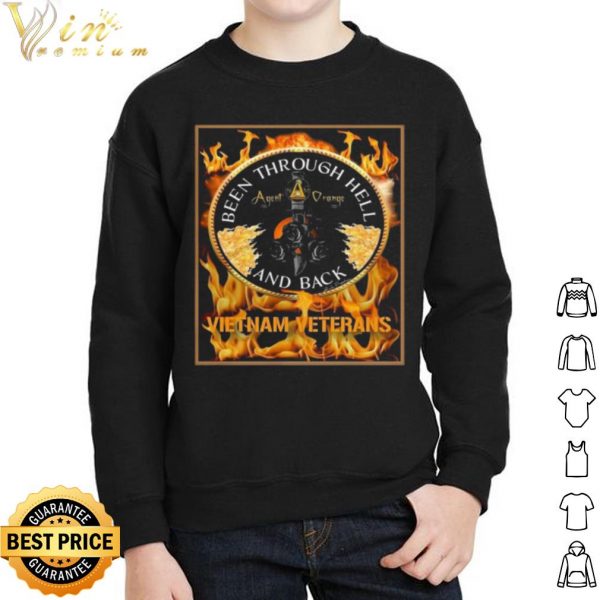 Been Through Hell Agent Orange And Back Vietnam Veterans shirt 2