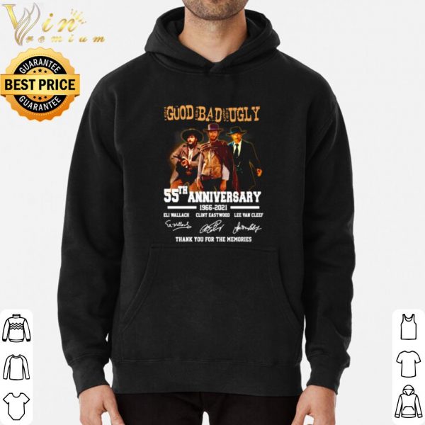 Good Bad Ugly 55th Anniversary 1966 2021 Thank You For The Memories shirt 3