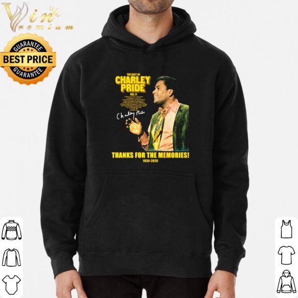 The Best Of Charley Pride Thank For The Memories 1934 2020 Signature shirt 3