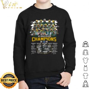NFC North Division Champion 2020 Signatures shirt 4