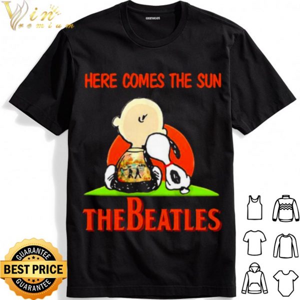 Here Comes The Sun The Beatles Snoopy and Charlie shirt 1