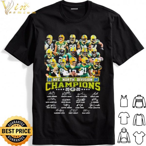 Nfc North Division Champions 2020 Signature shirt 1