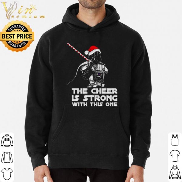 Santa Darth Vader The cheer is strong with this one shirt 3