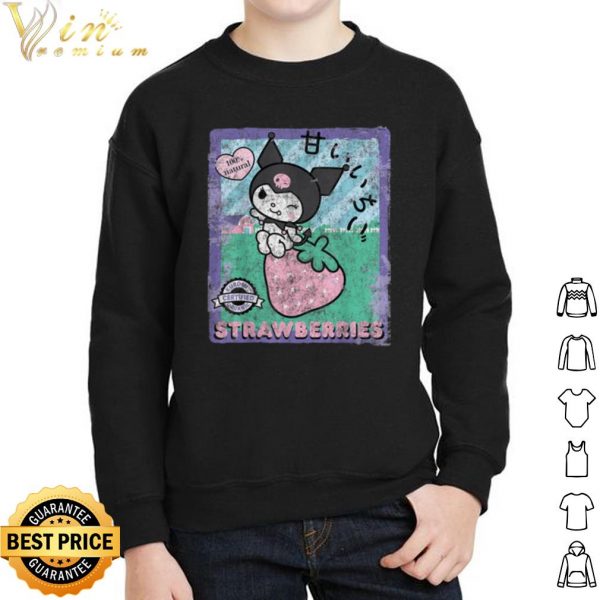 Kuromi Strawberry Picking Strawberries Farm shirt 2