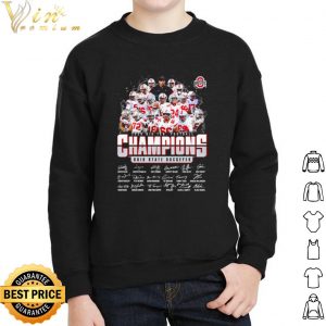 Ohio State Buckeyes 2020 Big Ten Football Champions Signature shirt 4