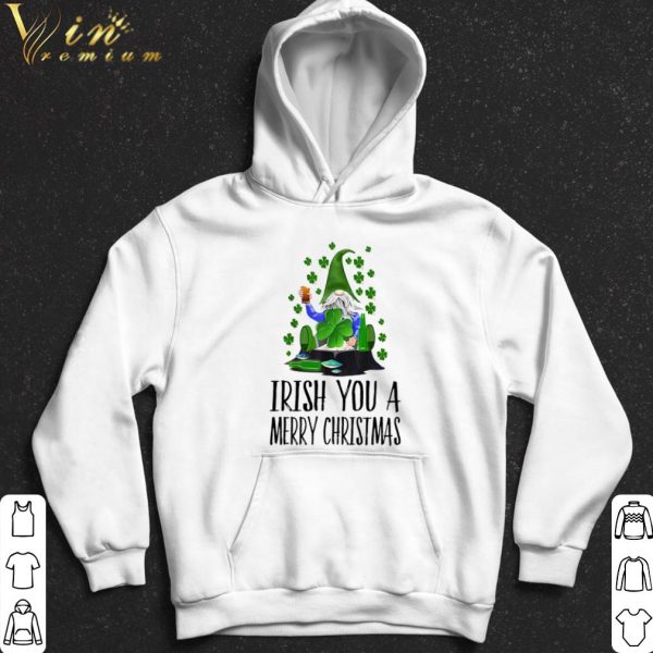 Gnome Irish You A Merry Christmas shirt 2