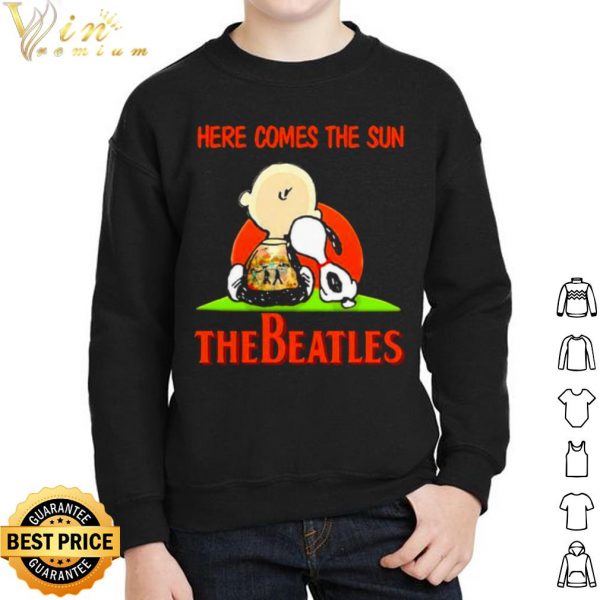 Here Comes The Sun The Beatles Snoopy and Charlie shirt 2