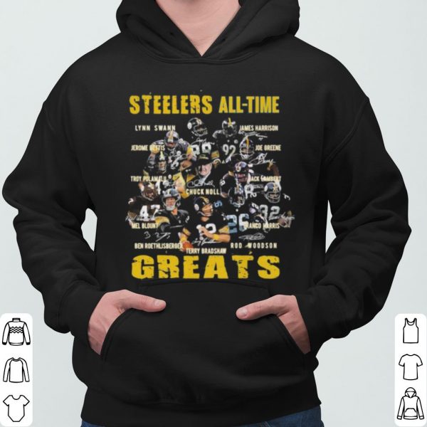 Pittsburgh Steelers All Time The Greats Signatures shirt 3