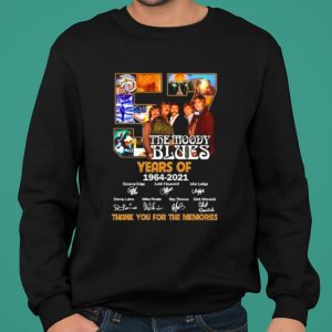 57 Years Of The Moody Blues 1964 2021 Thank You For The Memories shirt 4