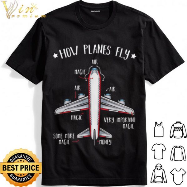 How Planes Fly Airport shirt 1