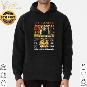 Outlander 07th Anniversary 2014 2021 Thank The Memories Signature shirt 5