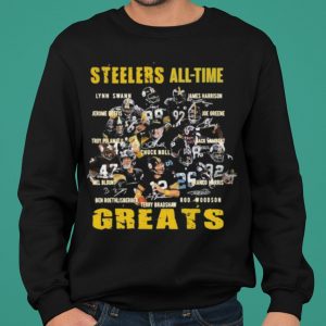 Pittsburgh Steelers All Time The Greats Signatures shirt 4