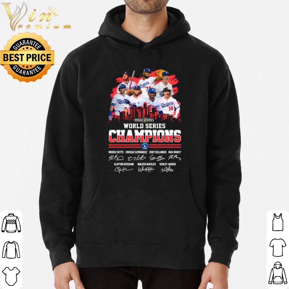 Los Angeles Dodgers 2020 World Series Champions Signatures shirt Los Angeles Dodgers 2020 World Series Champions Signatures shirt 3