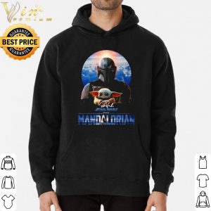 Star Wars The Mandalorian Boba Fett and Baby Yoda Signature shirt 2 Star Wars The Mandalorian Boba Fett and Baby Yoda Signature shirt 5