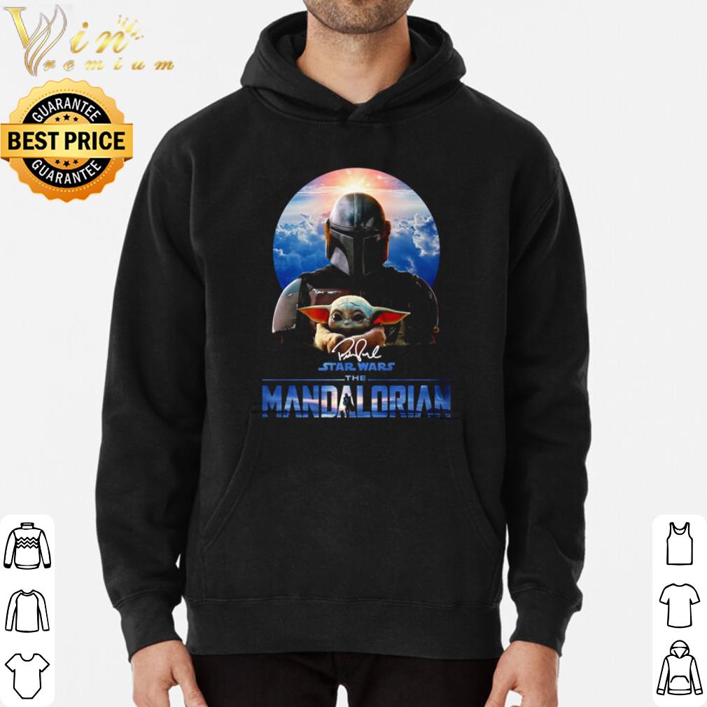Star Wars The Mandalorian Boba Fett and Baby Yoda Signature shirt Star Wars The Mandalorian Boba Fett and Baby Yoda Signature shirt 3