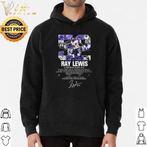 52 Ray Lewis Linebacker Thanks For The Memories Signature shirt 5