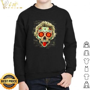 Sugar skull Calavera Einstein shirt 4