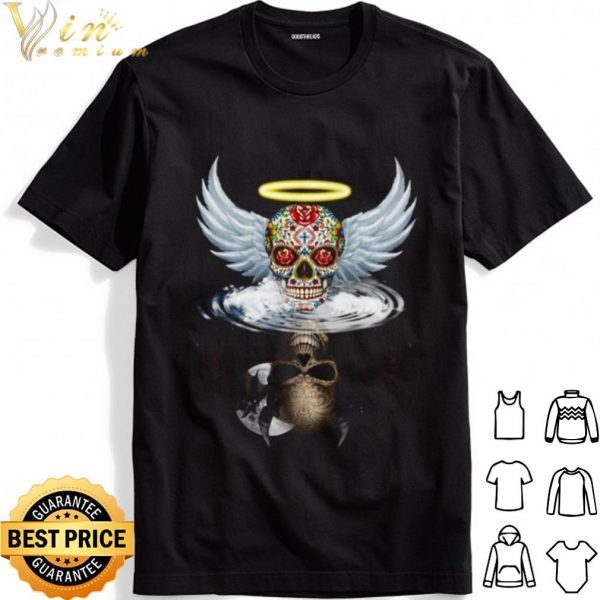 Sugar Skull Evil Devil Water Mirror shirt 1