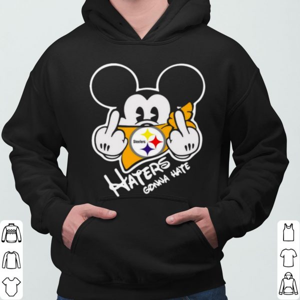 Mickey Mouse Face Mask Pittsburgh Steelers Fuck Haters Gonna Hate shirt 3