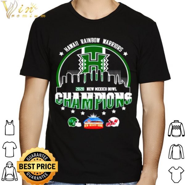 Hawaii Rainbow Warriors 2020 New Mexico Bowl Champions shirt 1