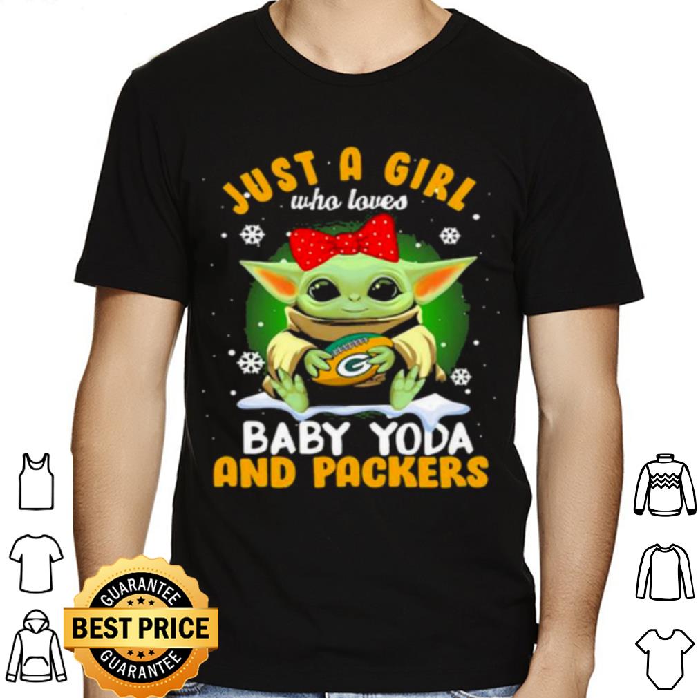 Just A Girl Who Love Baby Yoda And Packers shirt Just A Girl Who Love Baby Yoda And Packers shirt 1