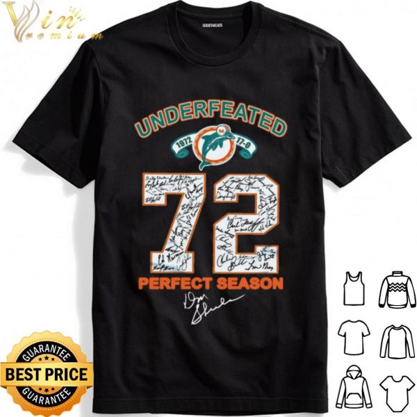 Undefeated 72 Perfect Season shirt 1