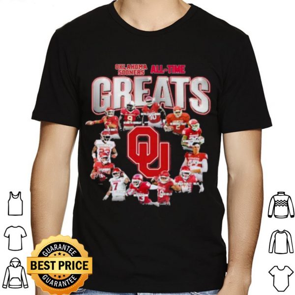 Oklahoma Sooners All Time Greats Player Football shirt 1